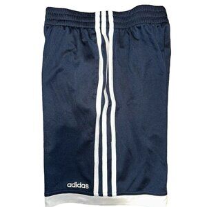 Boys Blue & White Adidas Athletic Shorts Size Large Youth